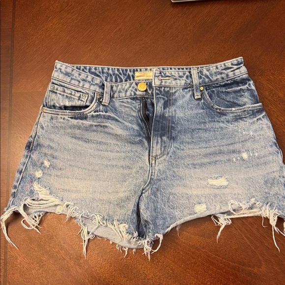 Kut from the Kloth Blue Denim Shorts - Picture 1 of 5